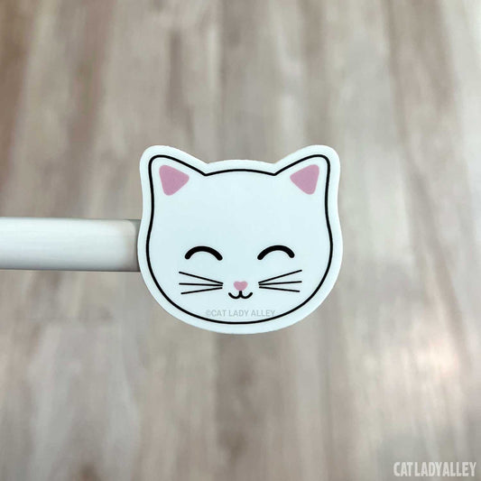 happy cat sticker