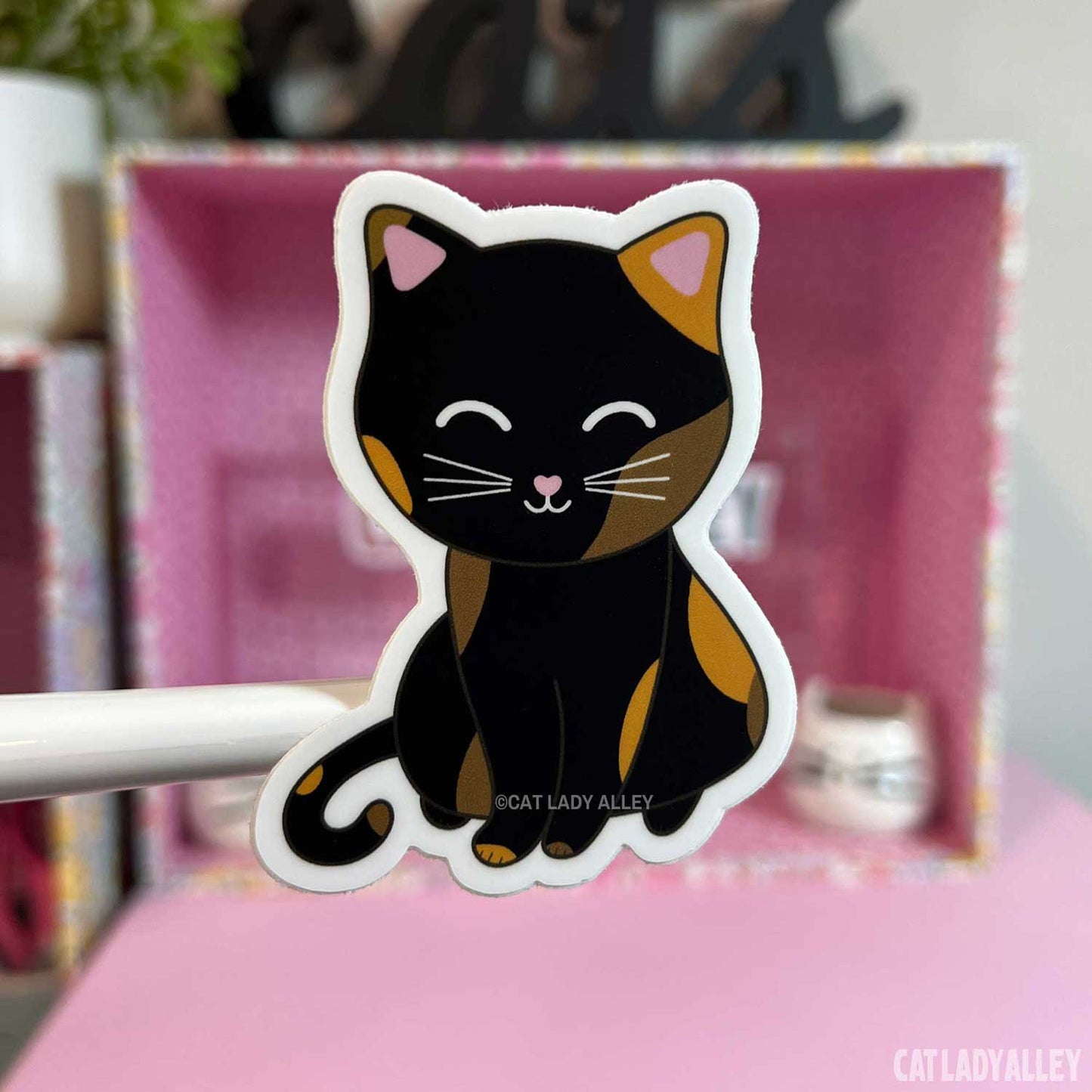 tortoiseshell cat sticker