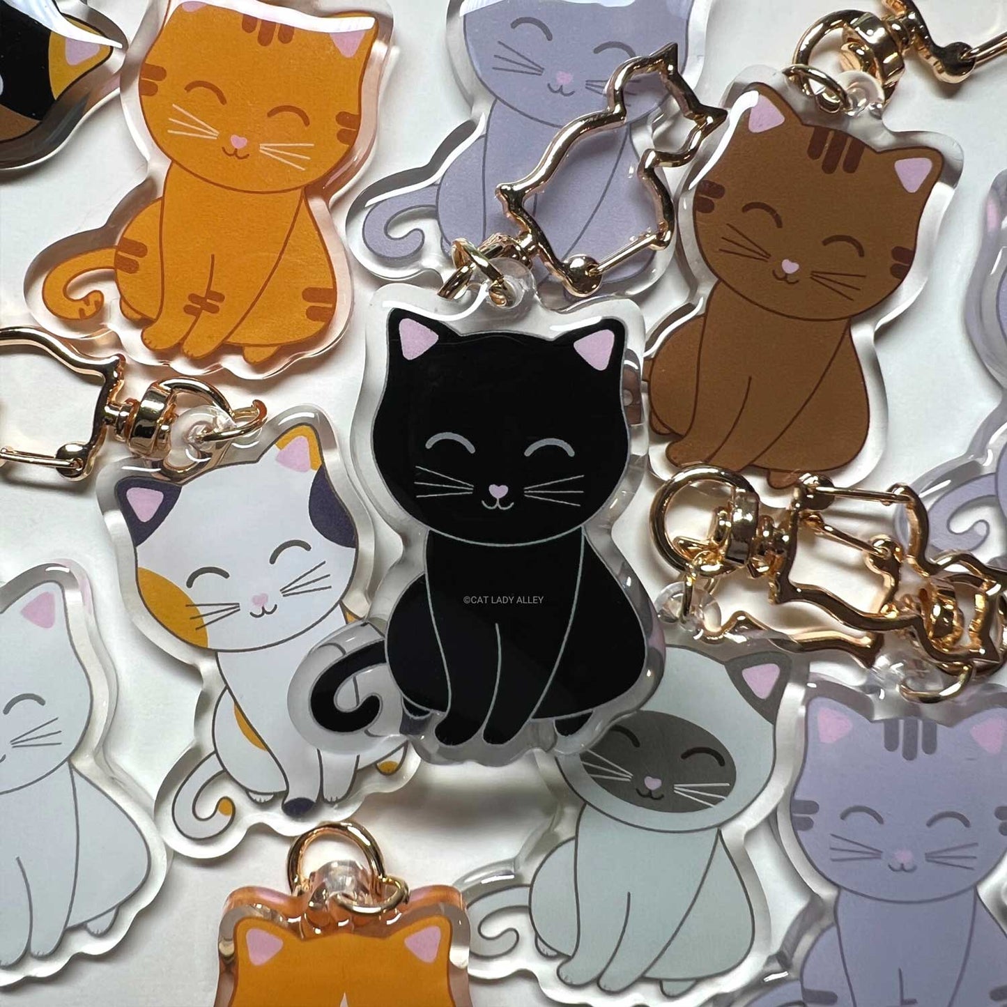 Black Cat Keychain