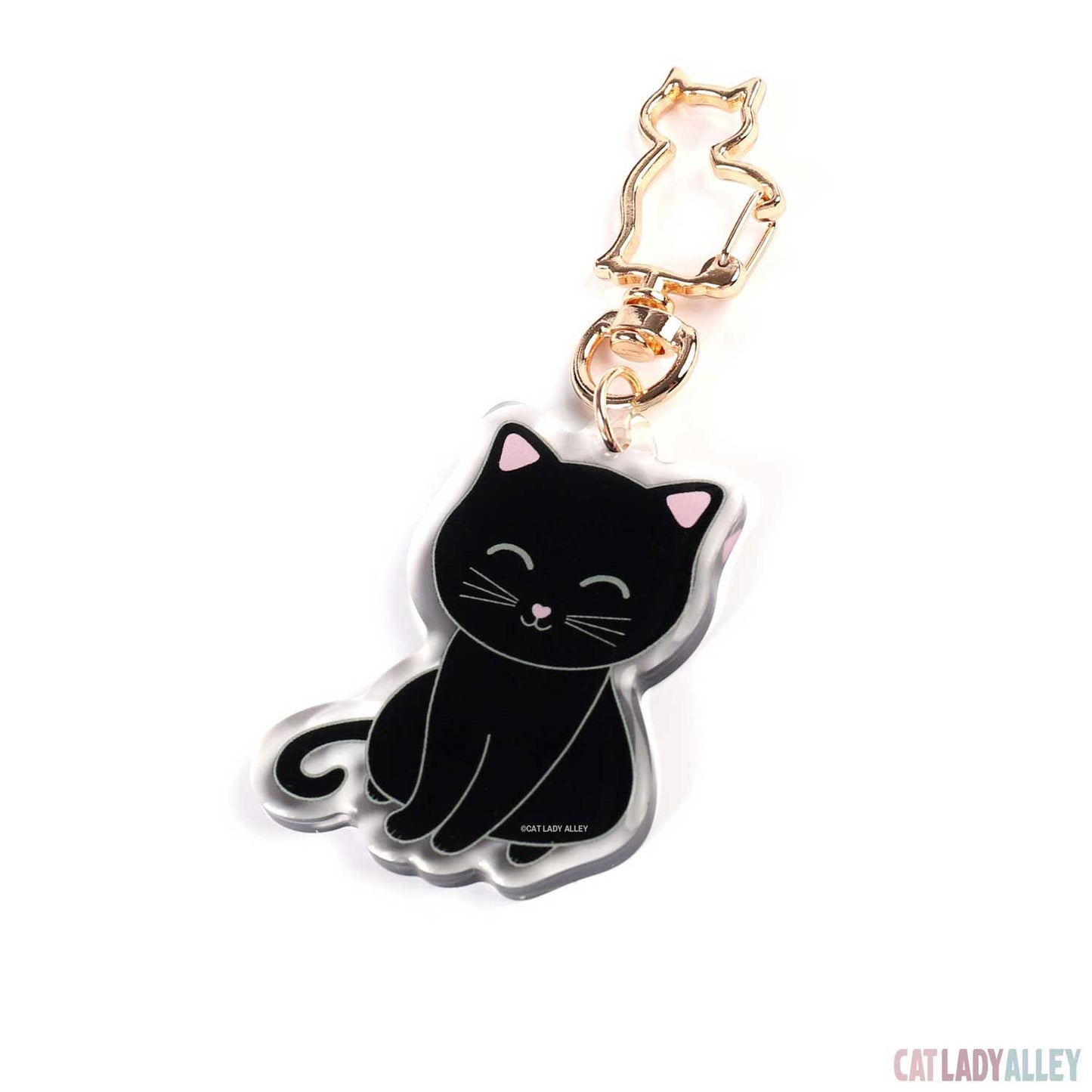 Black Cat Keychain