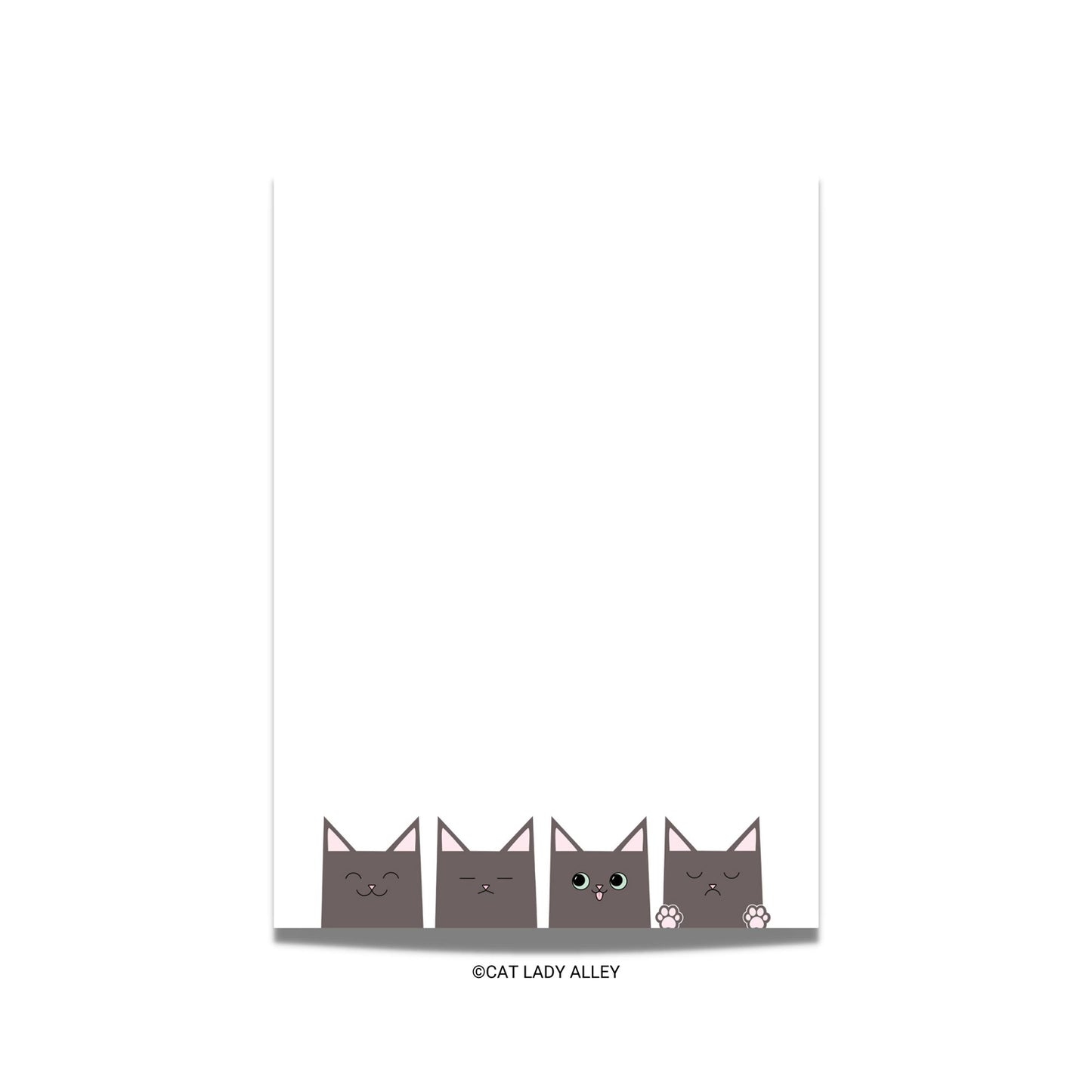 Four Cats Notepad