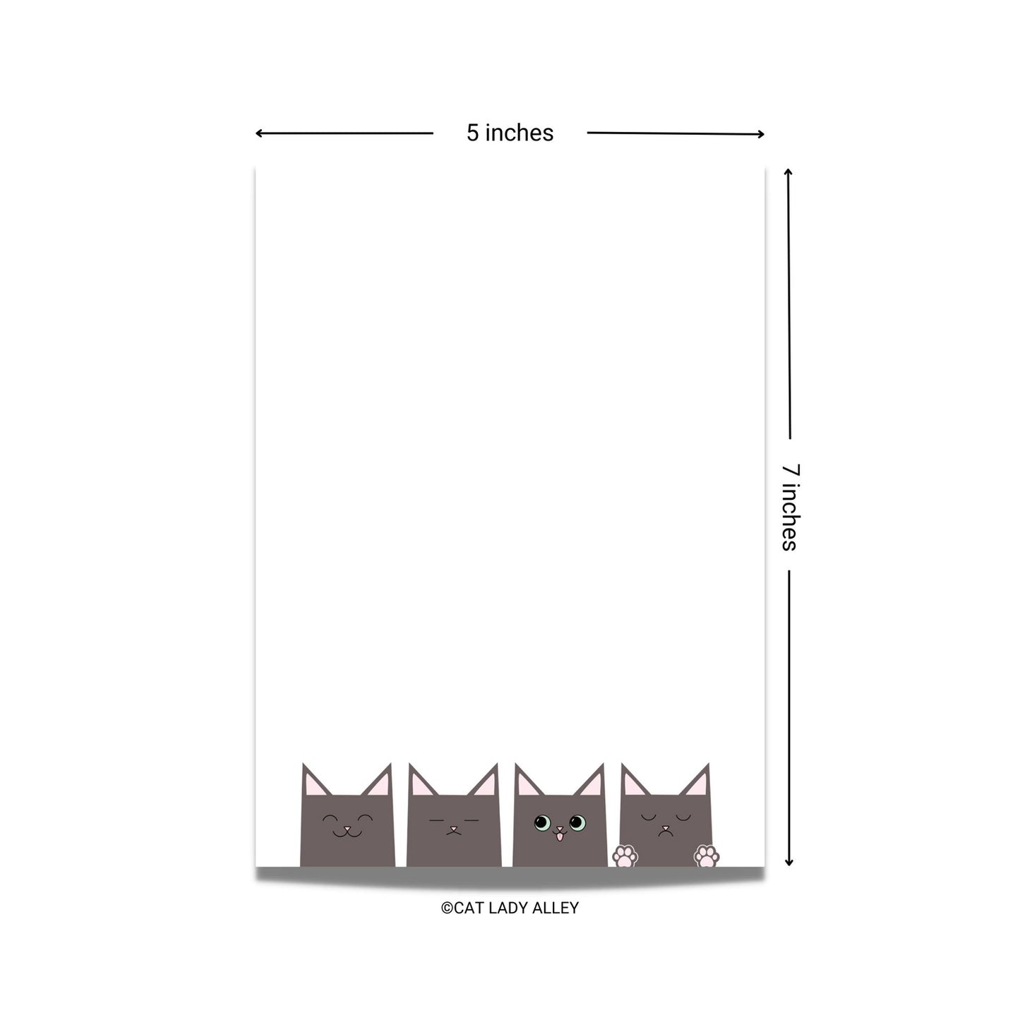 Four Cats Notepad