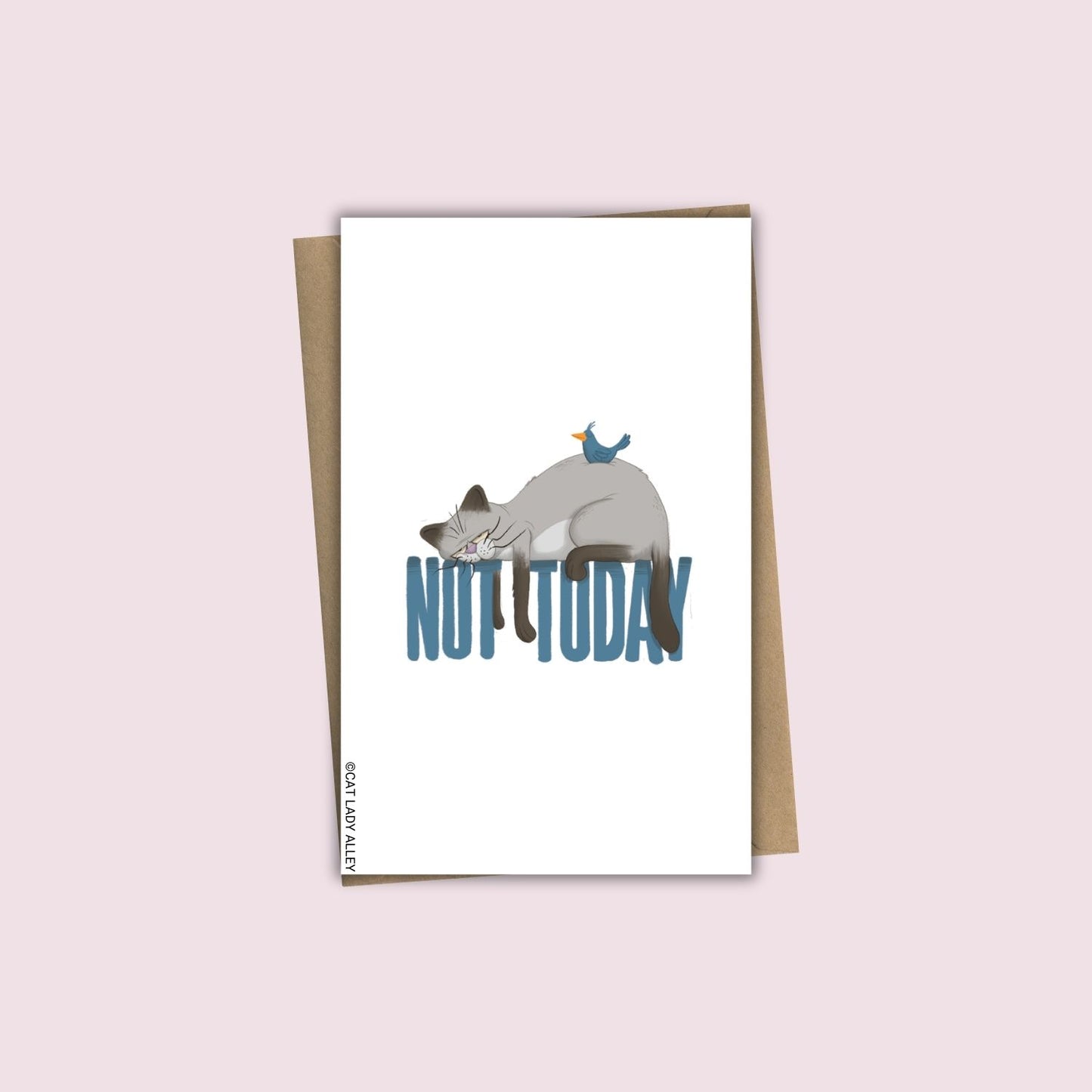Not Today Mini Notecard