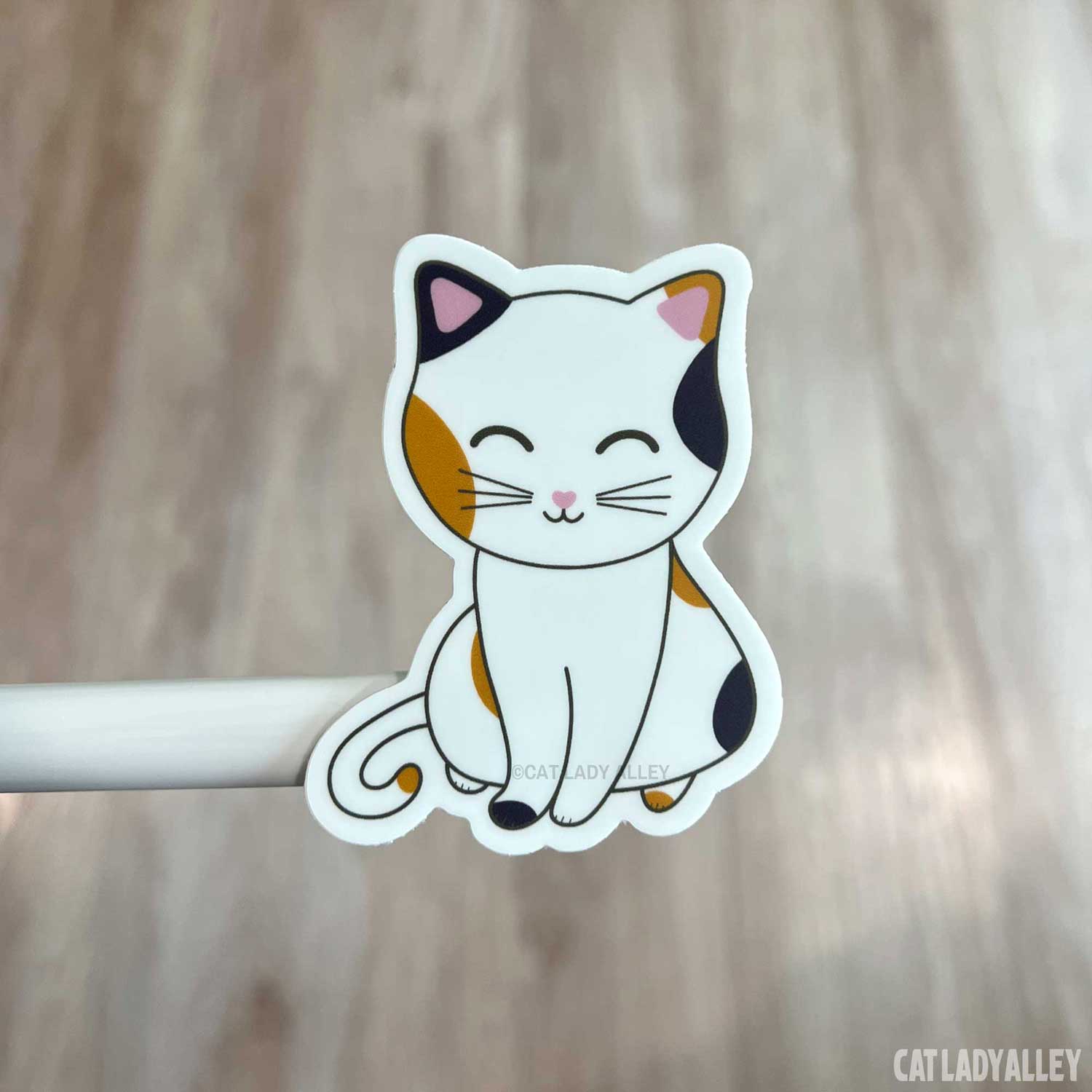 calico cat sticker