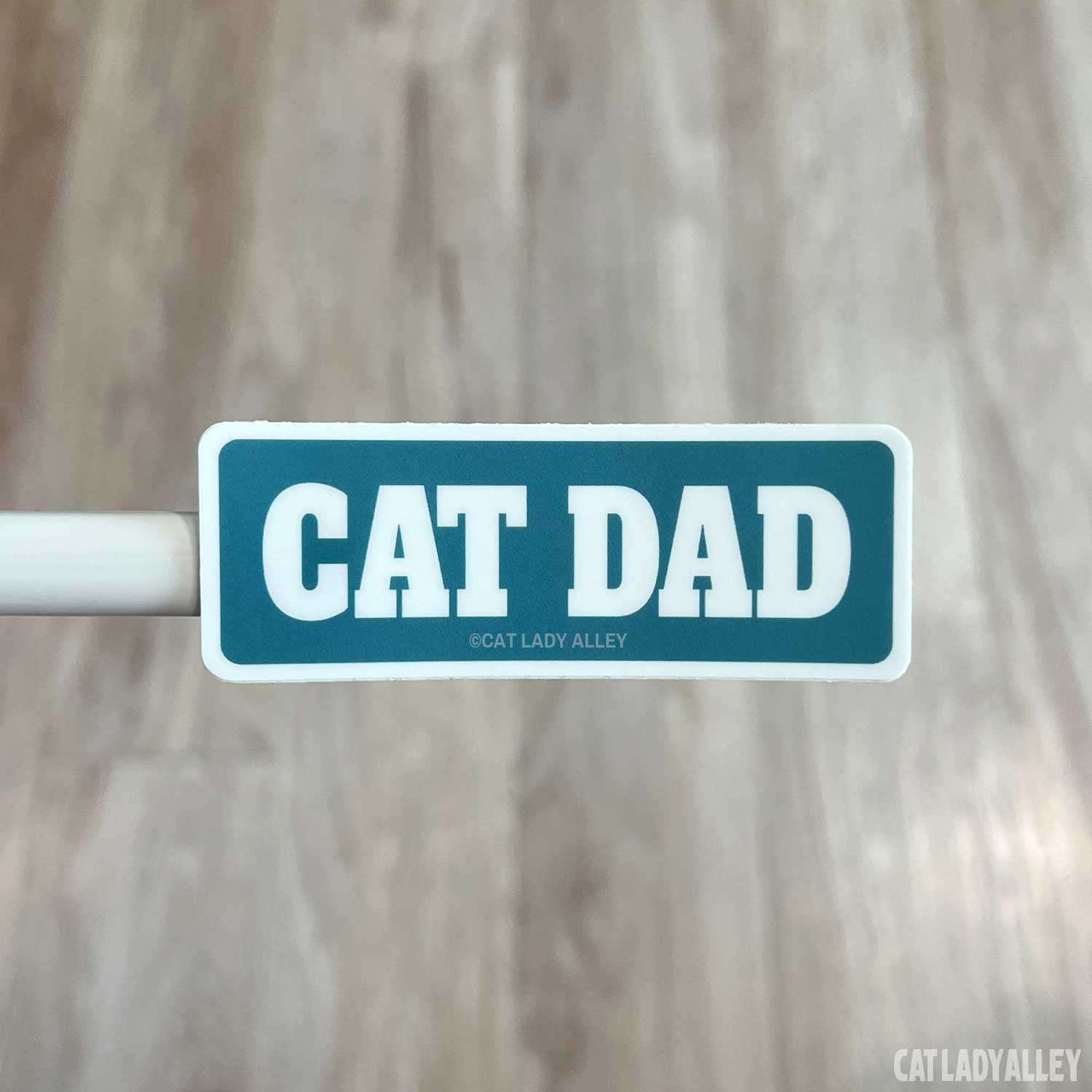 cat dad sticker