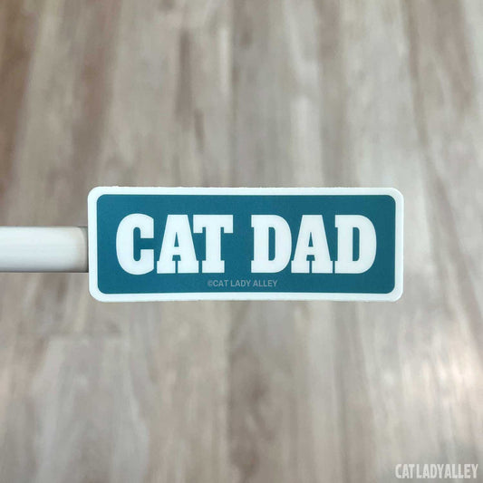 cat dad sticker