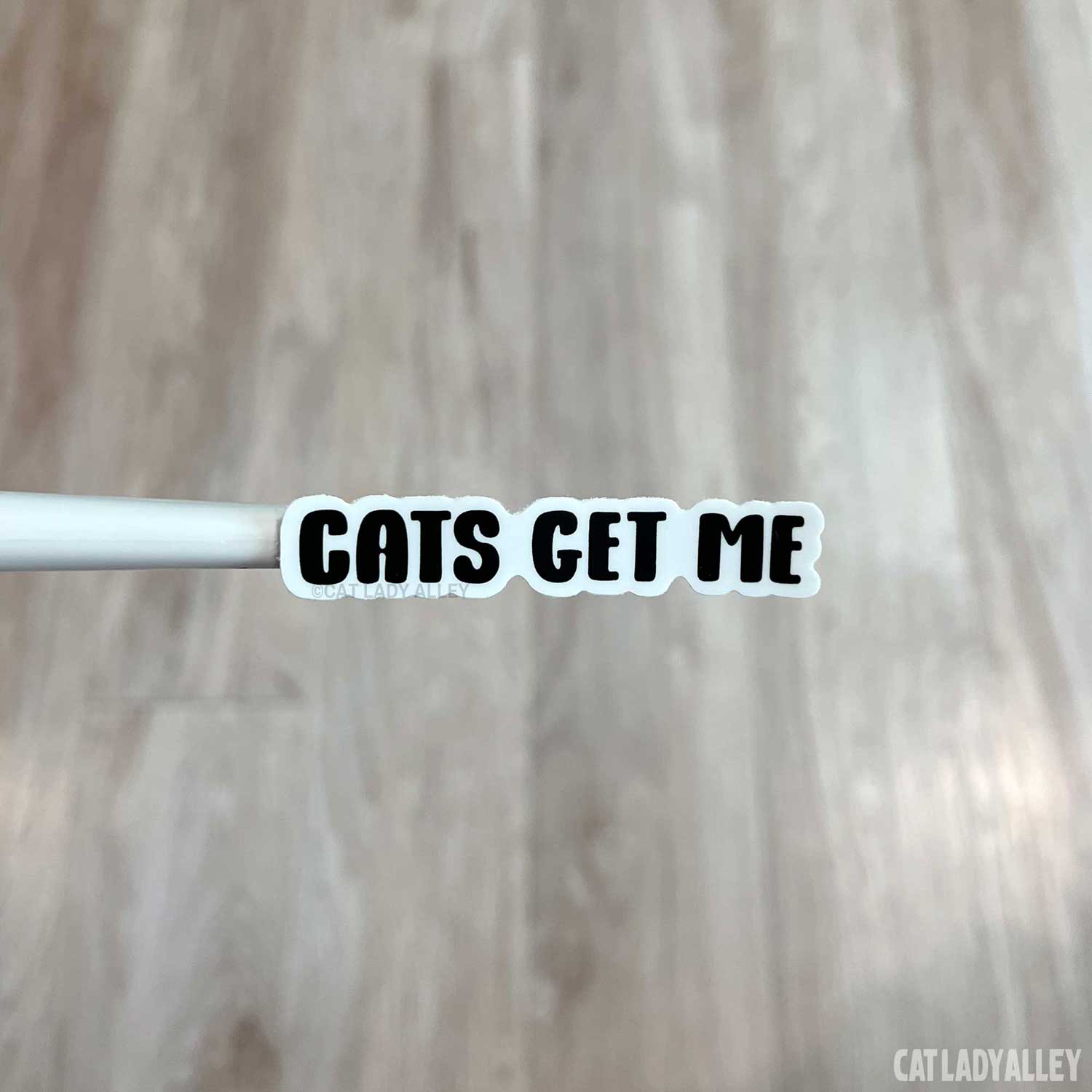 cats get me sticker