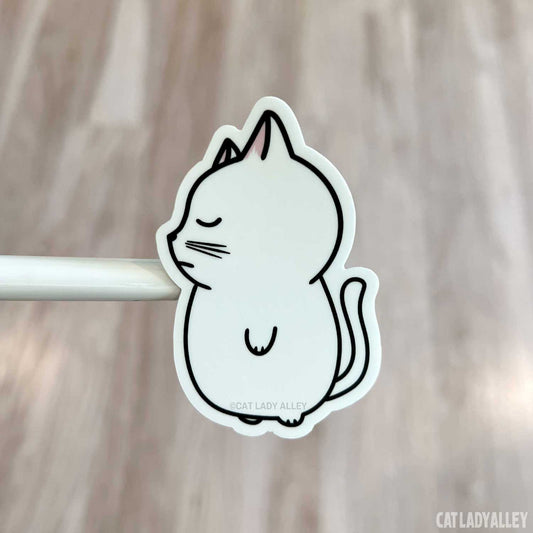 Sleepy Sophie Cat Cat Sticker