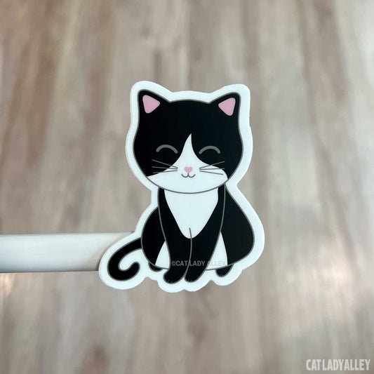 tuxedo cat sticker