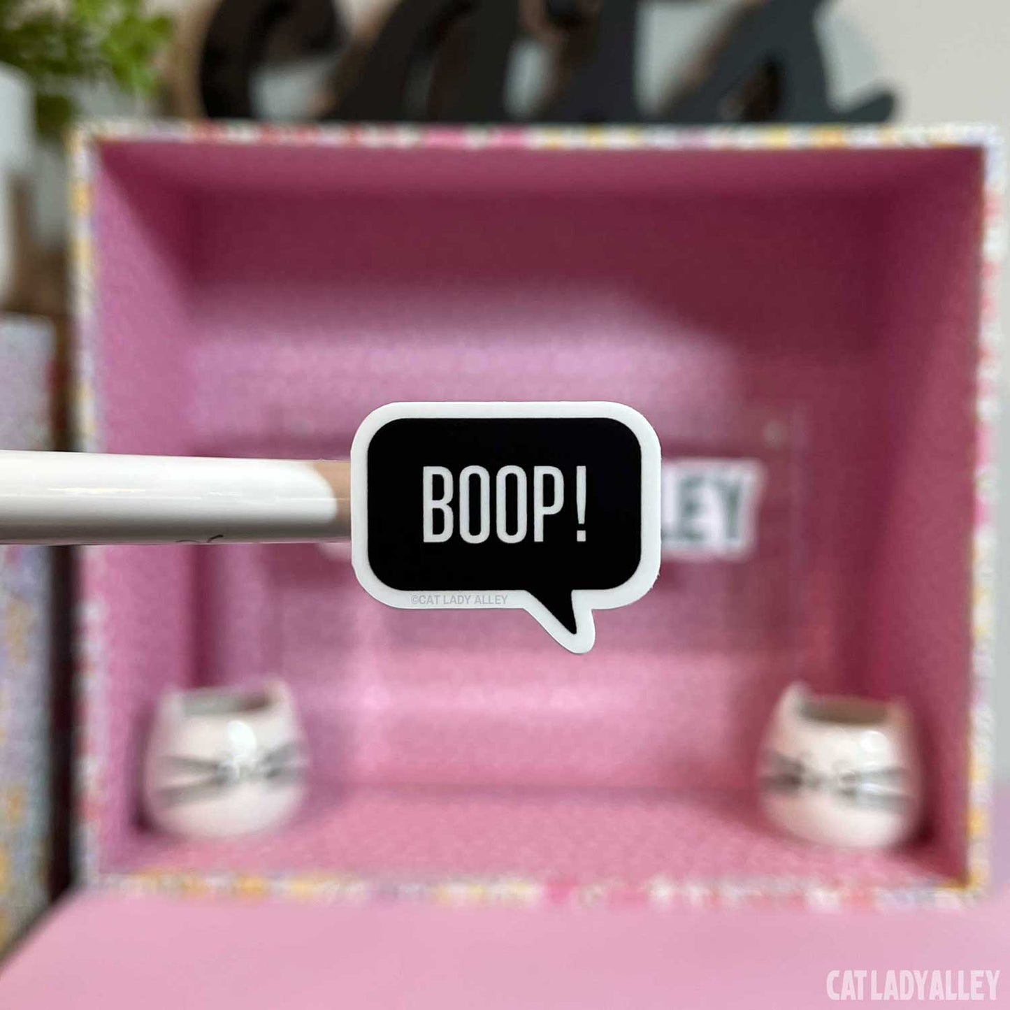 Boop Word Bubble Sticker (mini sticker)