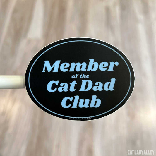 Cat Dad Club Sticker