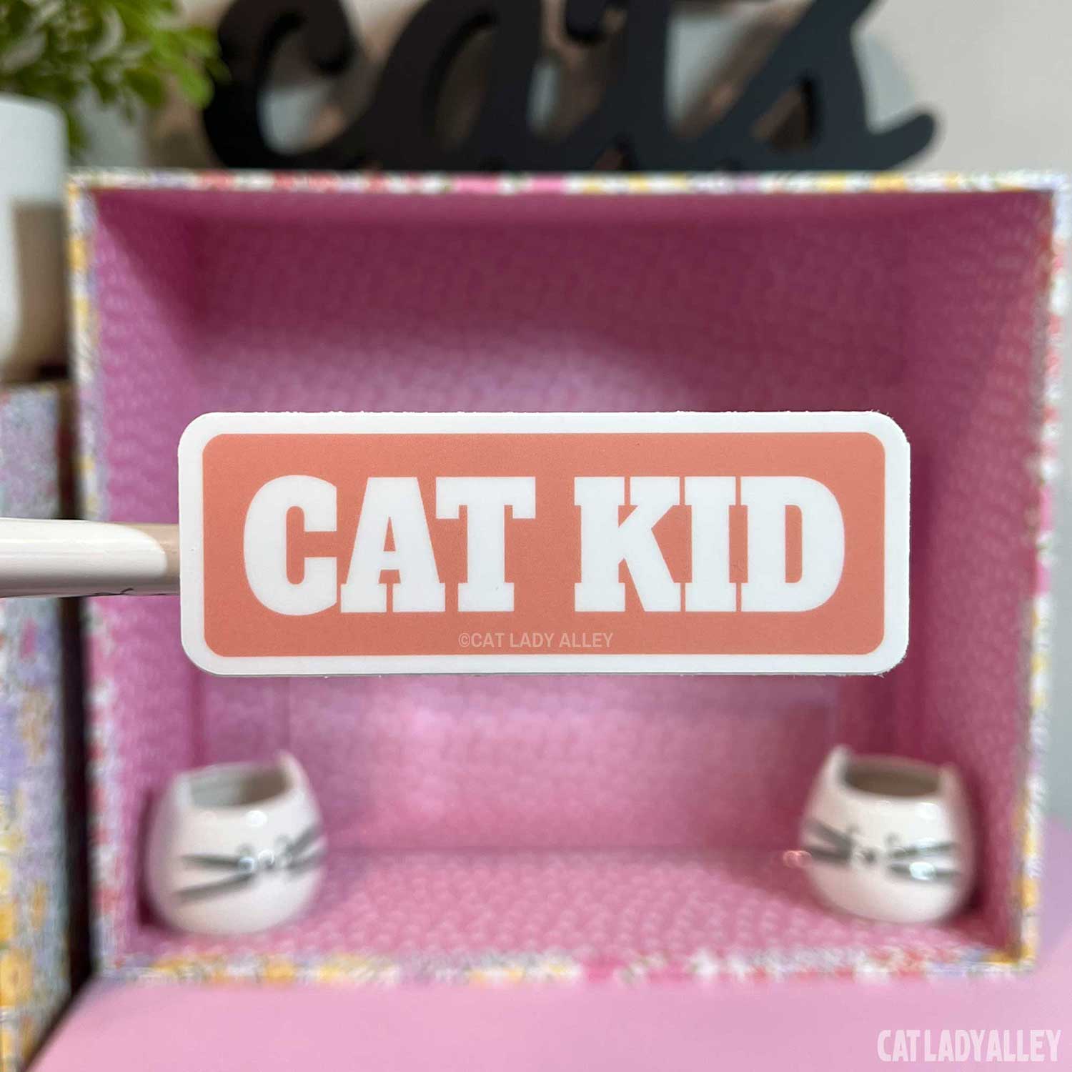 cat kid sticker