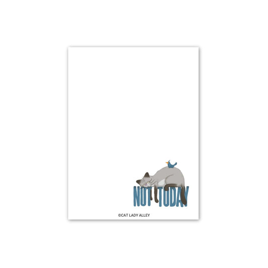 Not Today Cat Mini Notepad