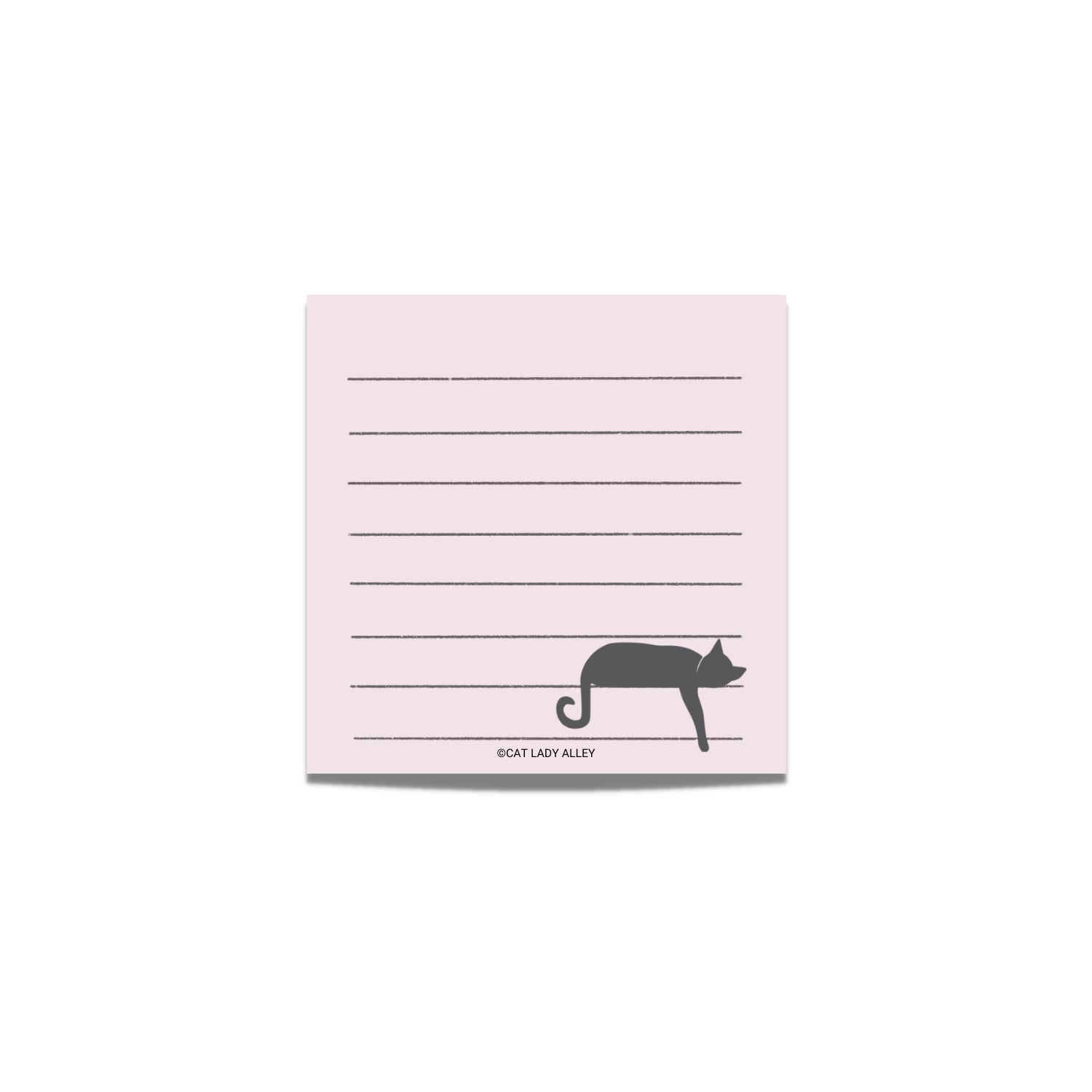 Sleeping Cat Sticky Note